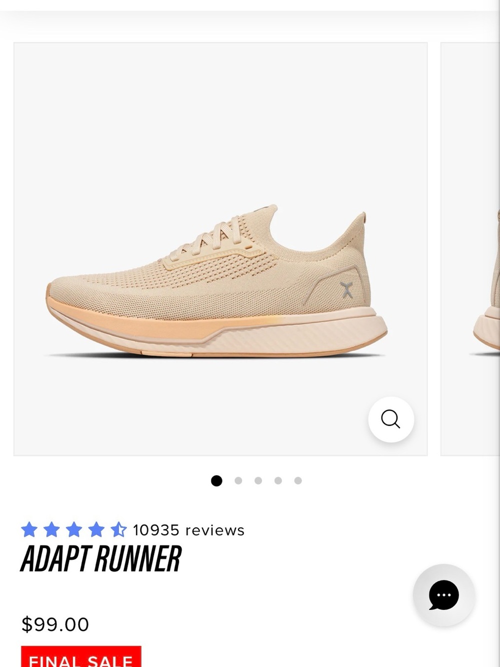 Flux Women’s Peach Knit Lace-Up Sneakers — Lightweight Everyday Comfort
